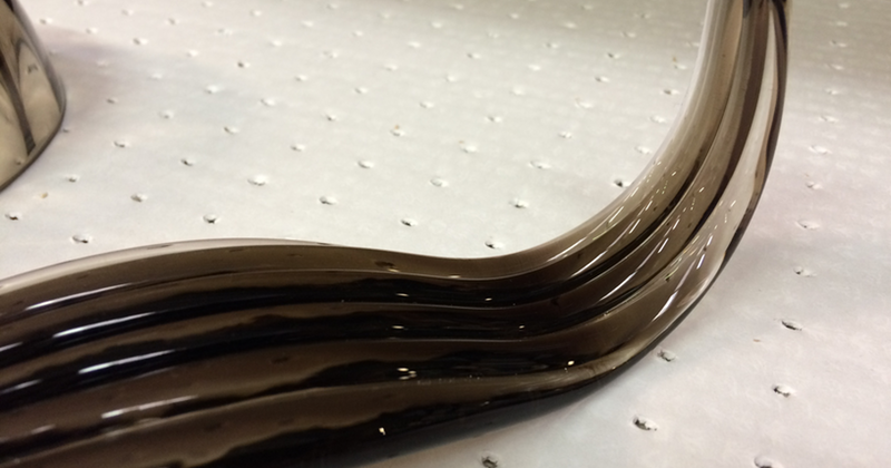 Glass colouring procedures, fusion and cold colouring