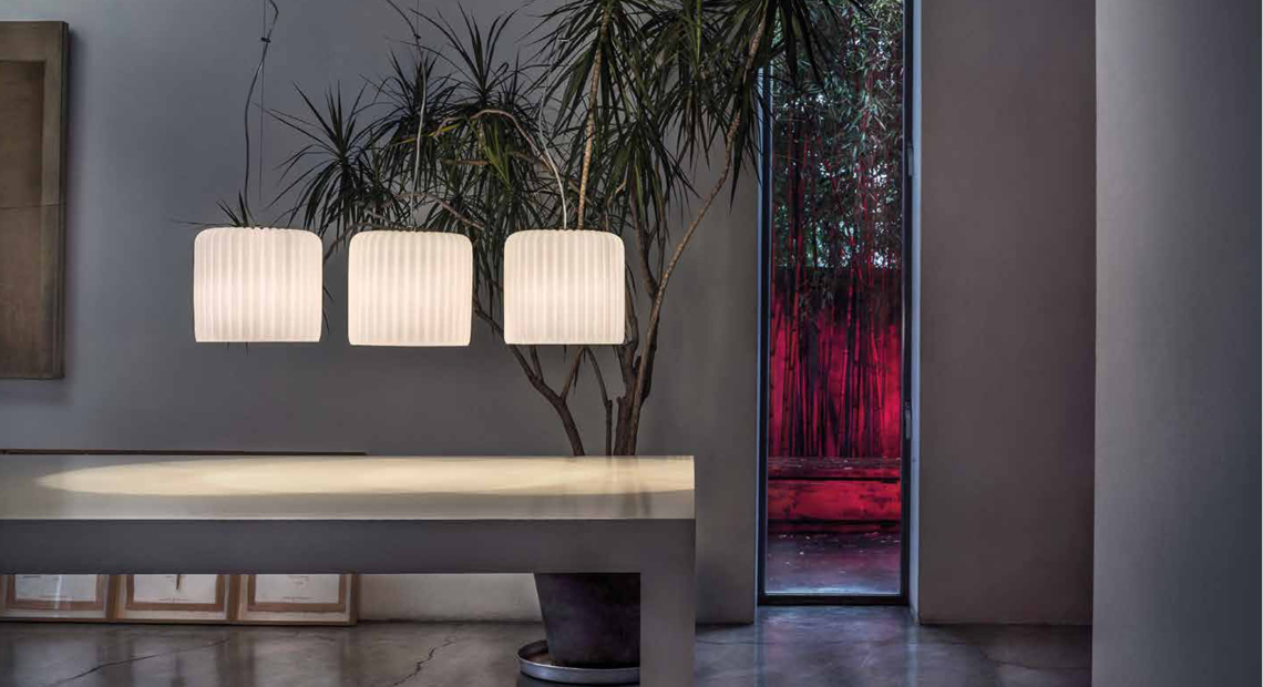 Mask suspended lamp